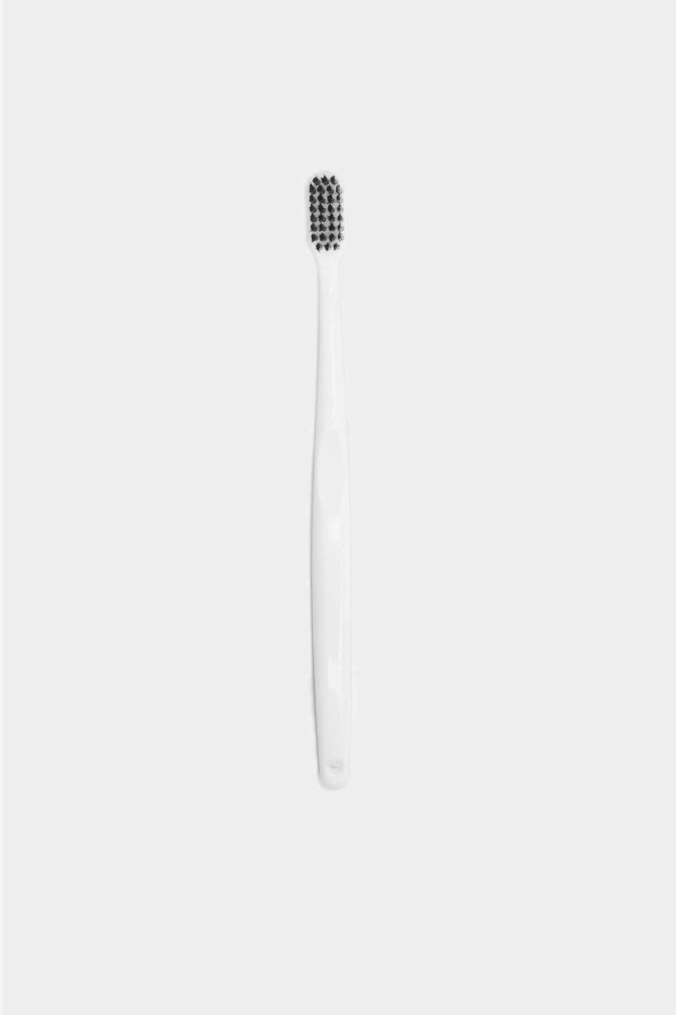 Soft Bristle Binchotan Charcoal Toothbrush - White