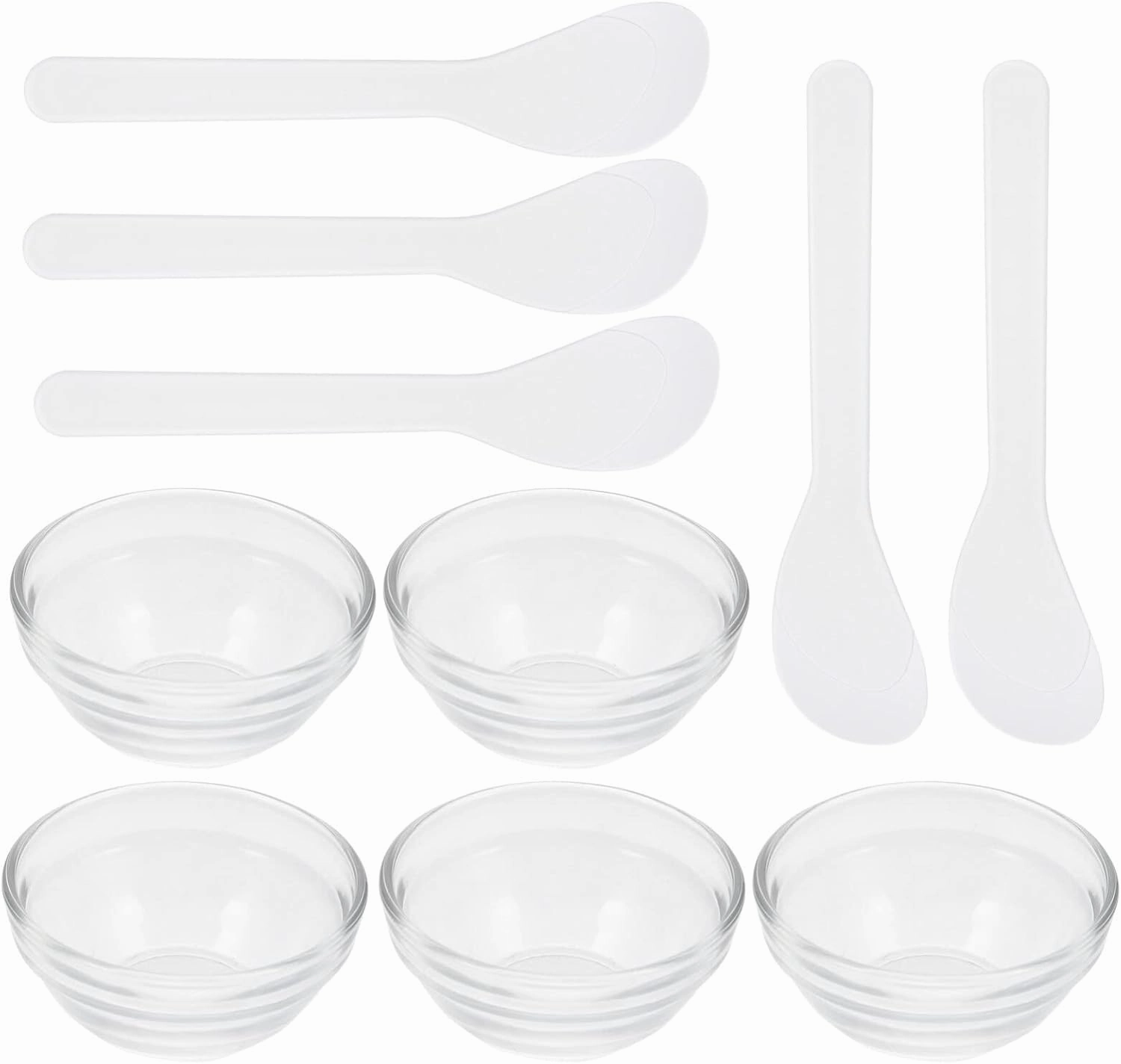 Spa Set 1 set Facemask Exfoliator for of Brushes Masks Bowl Stick Sticks Face Mud Soup Glass Oil Cleaner Makeup Making Products Kit and Facial Tool Practical Spa Bowls Makeupset