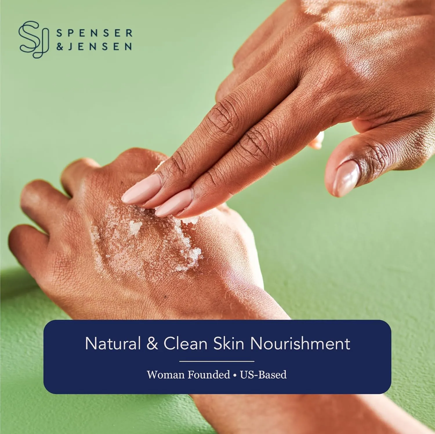 Spenser & Jensen Lavender & Chamomile Exfoliating Sugar Scrub - Hydrating & Renewing Body Scrub for Soft, Smooth & Silky Skin - Gentle Body Care - 18 Oz (Pack of 1)