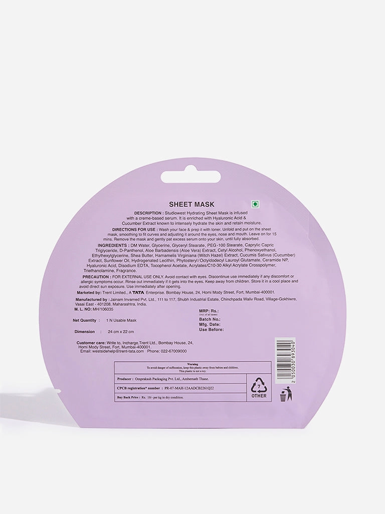 Studiowest Busy Me Hydrating Sheet Mask - 1N