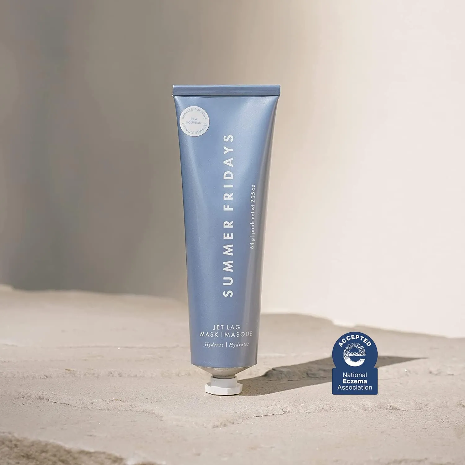 Summer Fridays Jet Lag Mask - Hydrating Face Moisturizer   Mask - Enriched with Hyaluronic Acid, Niacinamide, Glycerin   Antioxidants Helps Nourish Skin for a Renewed   Radiant Complexion (2.25 Oz)