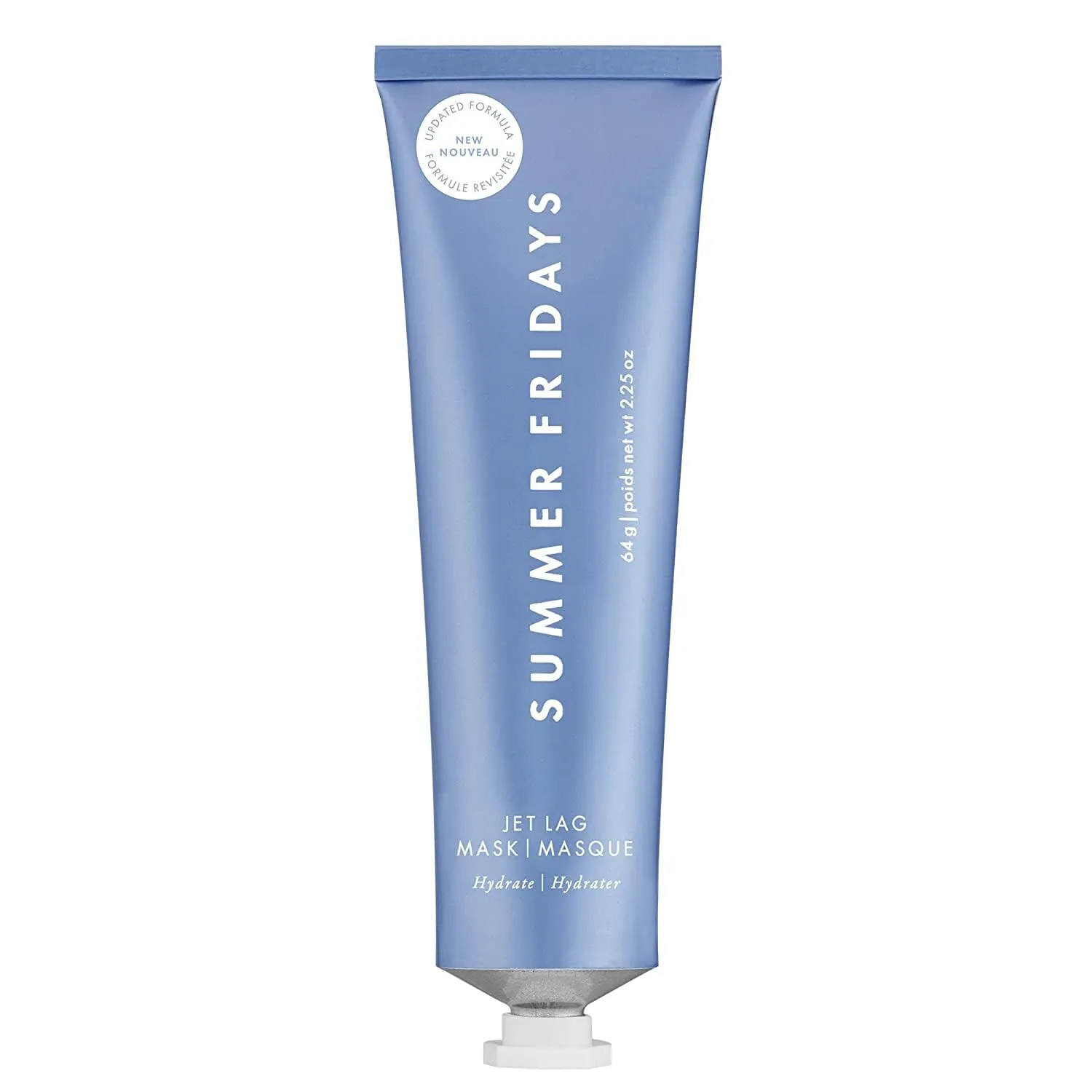 Summer Fridays Jet Lag Mask - Hydrating Face Moisturizer   Mask - Enriched with Hyaluronic Acid, Niacinamide, Glycerin   Antioxidants Helps Nourish Skin for a Renewed   Radiant Complexion (2.25 Oz)