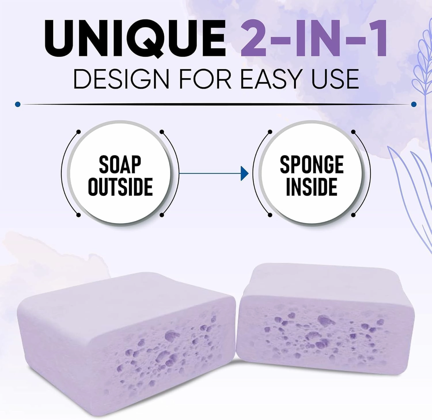 T.Taio Esponjabon Soap Sponge Variety Pack - Shower Scrubber - Bathroom Accessories - Mother of Pearl, Aloe Vera, Lavender, Charcoal, Cucumber-Melon, Oatmeal, Coffee, Pore-Cleansing (8 Pack)