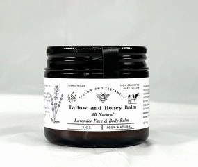Tallow and Honey Balm Lavender Face and Body Balm