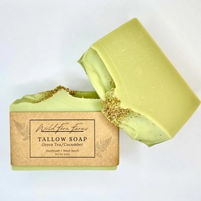 Tallow Soap; Green Tea/Cucumber