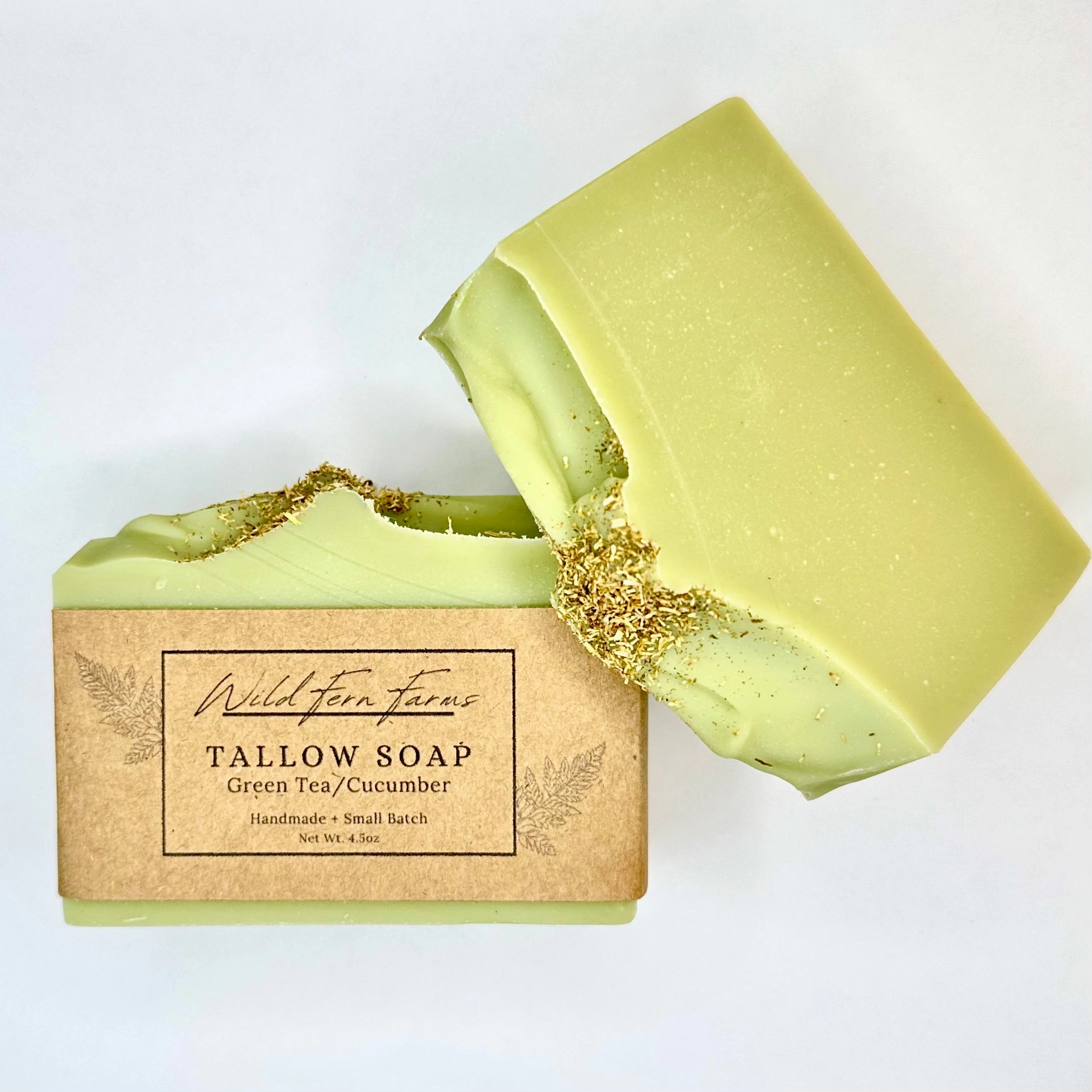 Tallow Soap; Green Tea/Cucumber