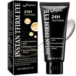 Temporary Instant Eye Tightener Cream – 60 ML Quickly Reduces Dark Circles, Eye Bags, Puffiness and Fine Lines for Anti-Aging and Firming, Provides Rapid Hydration and Locks in Moisture (2 fl. oz)-B