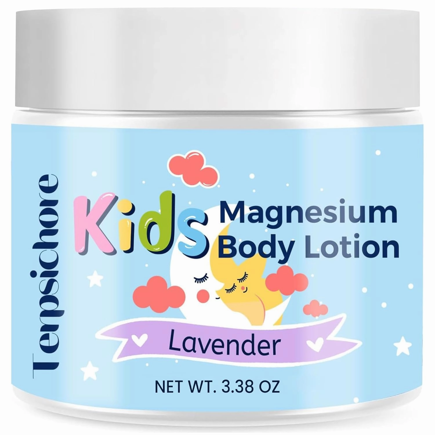 Terpsichore Magnesium Lotion for Kids Sleep & Calm: Topical Magnesium Cream Supports Children Bedtime & Night Calming - Free of Melatonin, Lavender (3.38 Fl Oz)