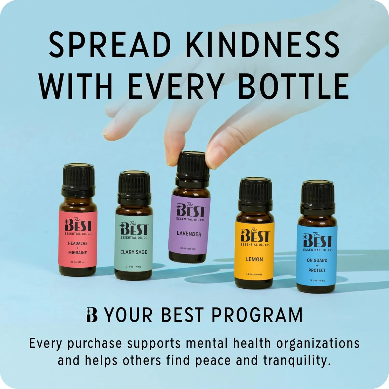 The Best Sleep   Serenity Essential Oil Blend- Premium Grade- 100% Pure & Natural for Aromatherapy, Diffuser, Spa, Massage, Air Freshener- 10 ml (.33 fl oz)