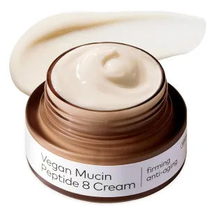 THE FACE SHOP 8 Peptide Moisturizer, Vegan Mucin for Nourishing & Firming, Moisturizing Cream for All Skin Types, Korean Skin Care, 30ml/1.01 fl. oz