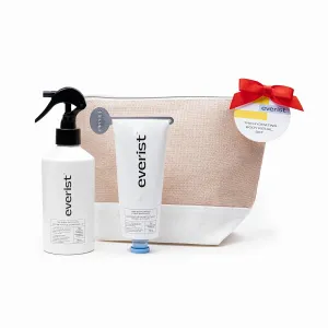 The Hydrating Body Ritual Set, 3.4 fl. oz Body Wash Concentrate & 6.09 fl. oz Post Shower Body Spritz in Jute Travel Bag, Cleansing & Hydrating For All Skin Types