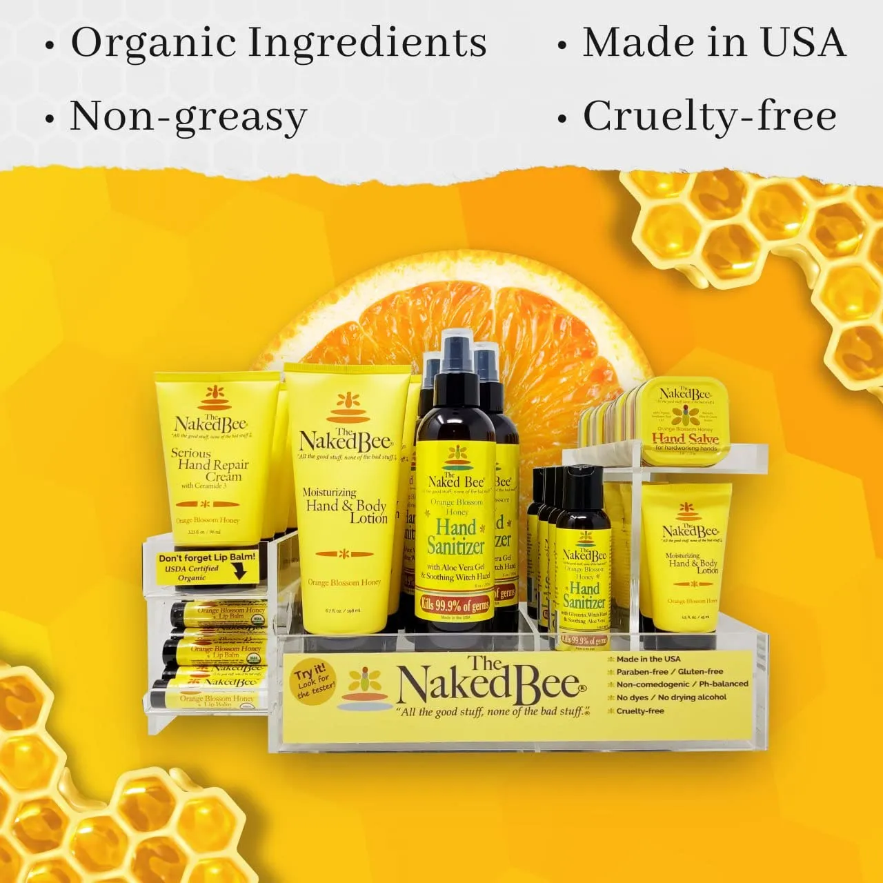 The Naked Bee Nourishing Body Lotion for All Skin Types (8 oz) Moisture Replenishing Lotion for Dry Skin with Jasmine & Honey