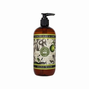The English Soap Company, Kew Gardens Luxury Hand & Body Wash, Refreshing Hand & Body Wash with Vitamin E, Enriched with Soothing Aloe Vera, Lemongrass & Lime Scent 17 fl oz