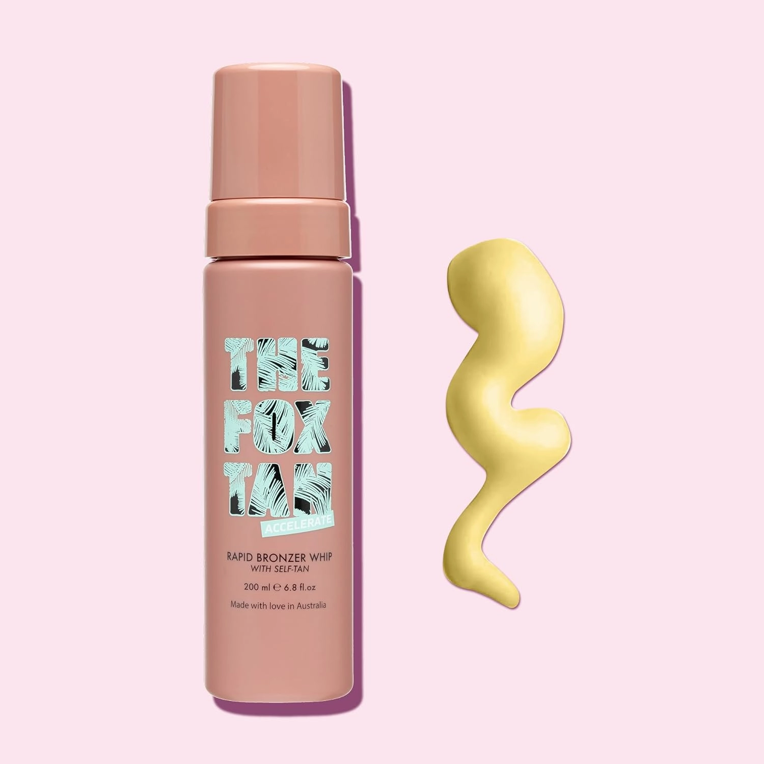 The Fox Tan Rapid Bronzing Whip, Tanning Accelerator Lotion for Darker, Deeper & Faster Tans, Plus Subtle Self-Tan, Vegan & Cruelty-Free, 200mL