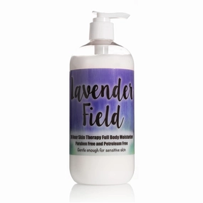 The Lotion Company 24 Hour Skin Therapy Lotion, Full Body Moisturizer, Paraben Free, Made in USA, Lavender Fields Relaxing Fragrance, w/ Aloe Vera, 16 Ounces