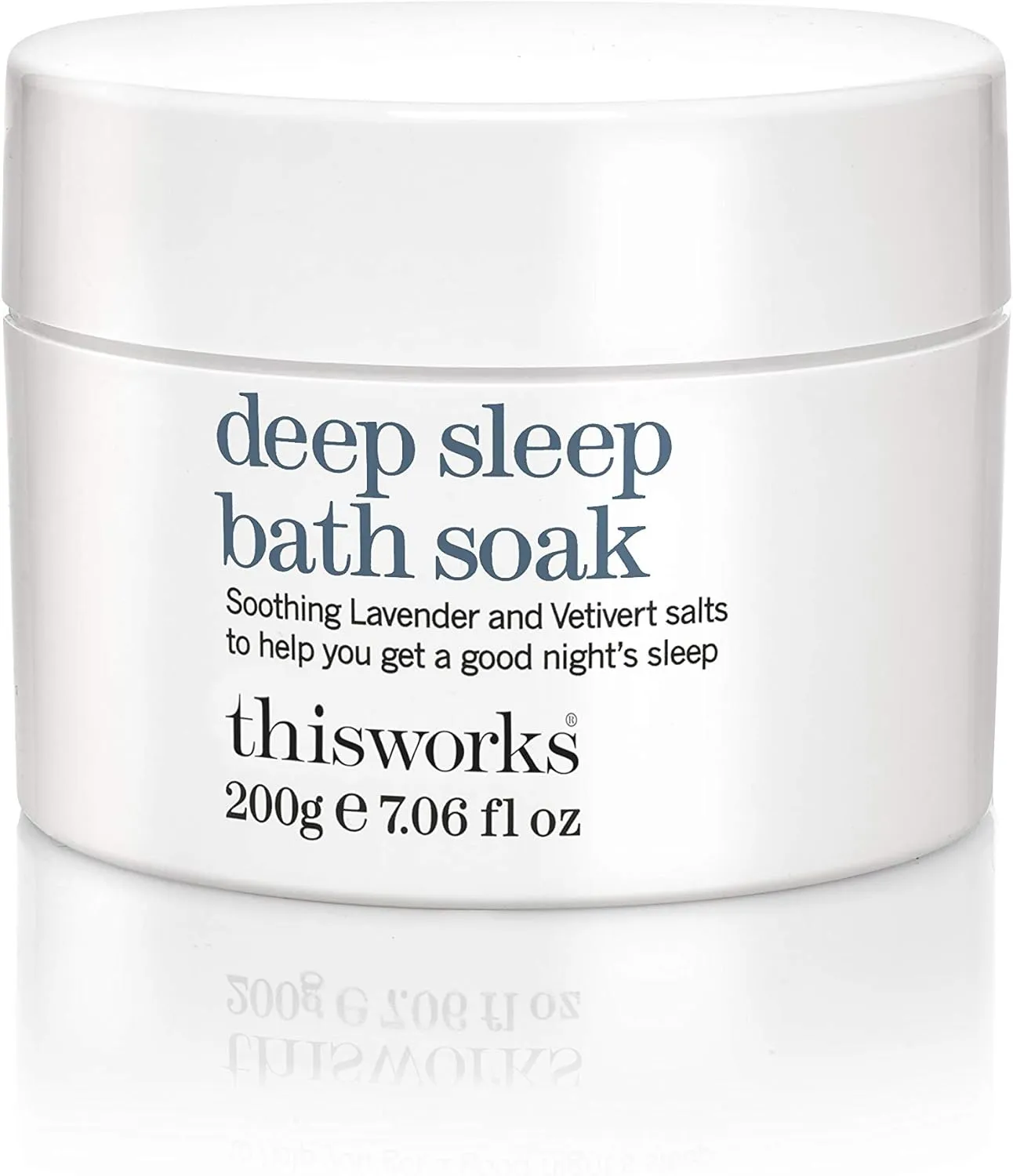 This Works Deep Sleep Beauty Soak 200g - Luxury Bath Salts with Muscle Soothing Minerals Magnesium and Zinc, with Vitamin E for Brigther Skin