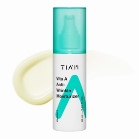 TIA'M Vita A Anti-Wrinkle Moisturizer, 2.7 fl oz, Lightweight Moisturizing Cream for Firming, Soft and Glowy Skin, Korean Skin Care