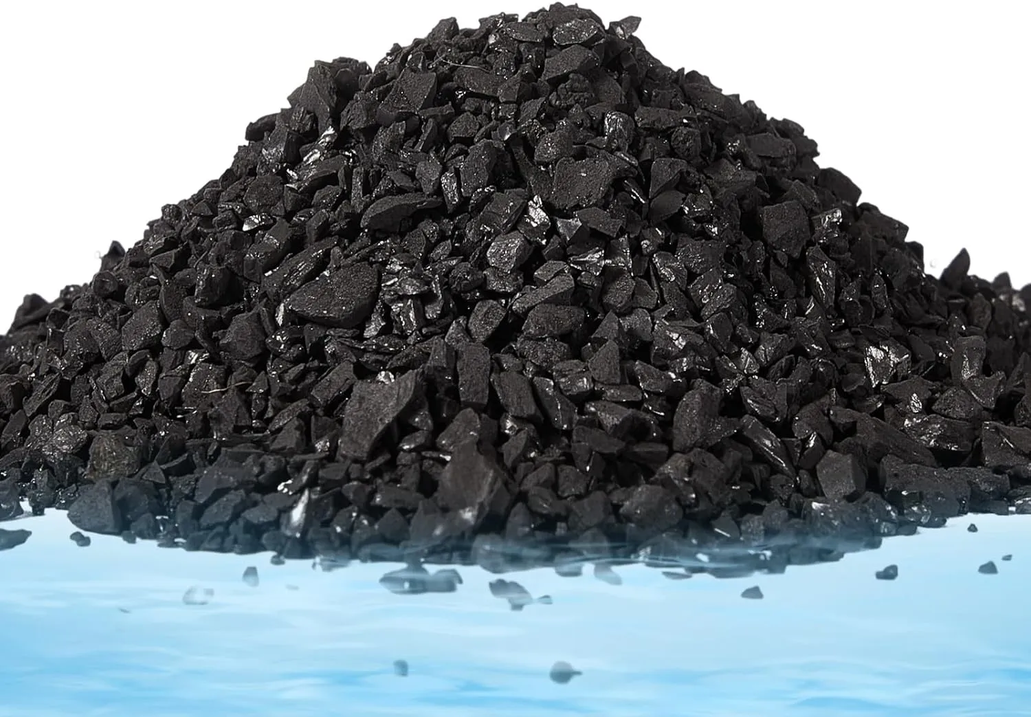 Timgle 6.6 Lbs Bulk Water Air Filter Activated Charcoal Coconut Hull Granular Activated Carbon 10-18 Mesh Water Distiller Charcoal Filters Media for Filtration