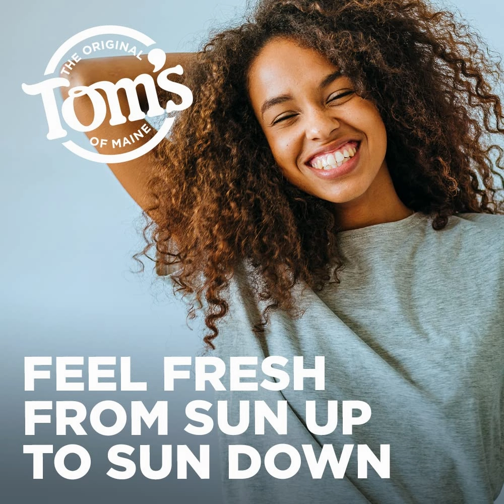 Tom's of Maine Long-Lasting Aluminum-Free Natural Deodorant for Women, Wild Lavender, 2.25 oz. (Packaging May Vary)