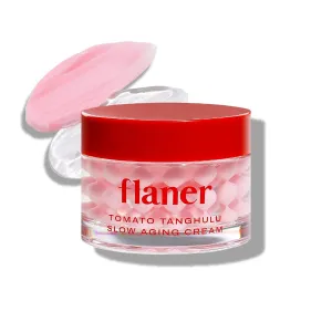 Tomato Face Moisturizer Cream – Dual Texture Ampoule Capsules and Hyaluronic Acid, Anti-Aging Peptide Complex, Ceramide, Korean Skincare, Skin Tightening for Youthful, Glowing Skin, 1.69 fl.oz