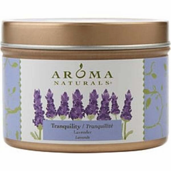 Tranquility Aromatherapy By Tranquility Aromatherapy One 2.8oz Small Soy To Go Tin  Aromatherapy Candle.  The Essential Oil Of Lavender Is Known For Its Calming And Healing Benefits.  Burns Approx. 15 Hrs. For Anyone