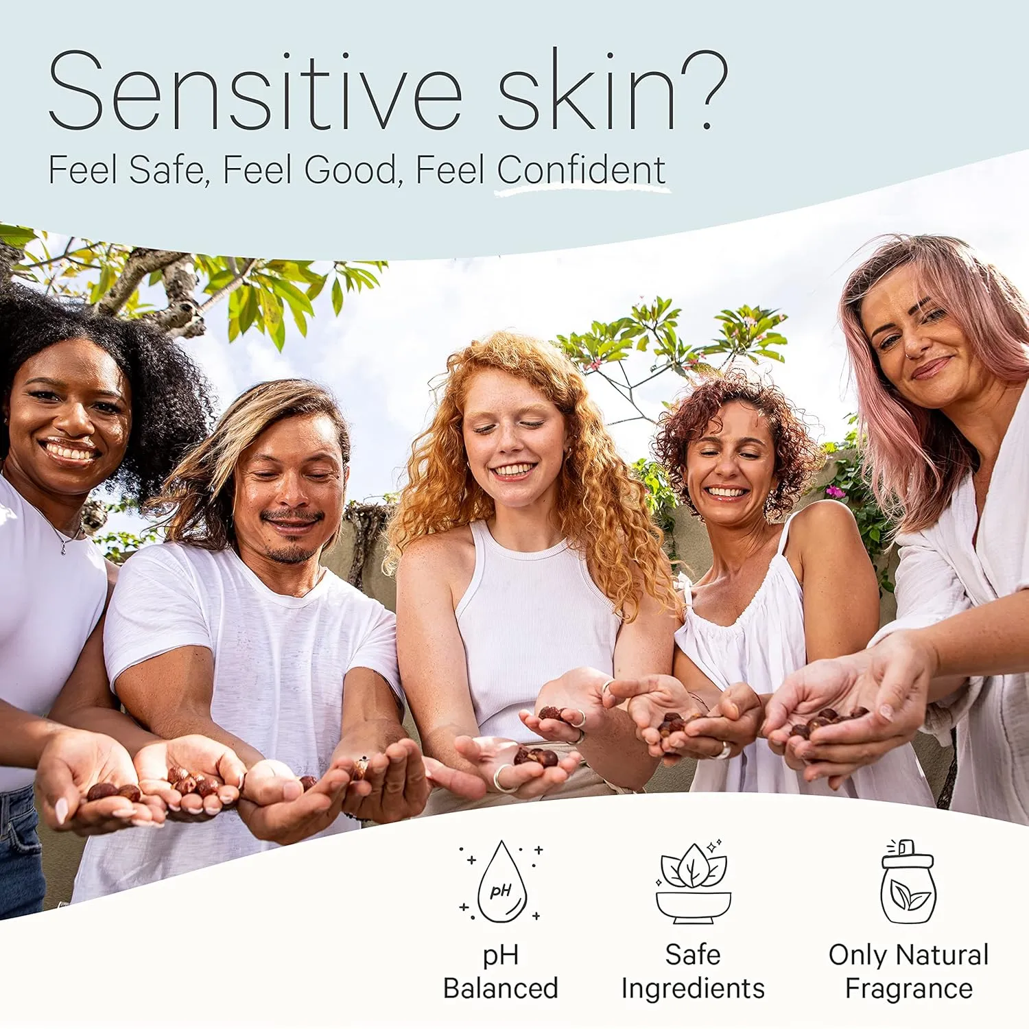 Tree to Tub Sensitive Skin Face Wash for Oily or Combination Skin - Gentle Tea Tree Face Cleanser for Women & Men, Oil Free Daily Foaming Facial Cleanser w/Organic Aloe Vera, All Natural Peppermint
