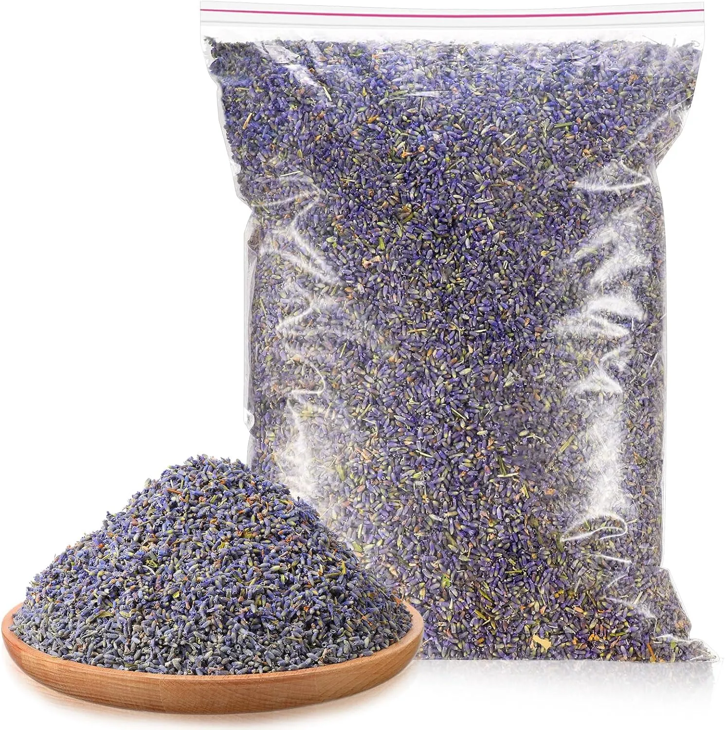 Treela Dried Lavender Bulk Dry Lavender Buds Fragrant Flower Petals for DIY Wedding Gift Crafts Home Fragrance Sachets(4 Pound)