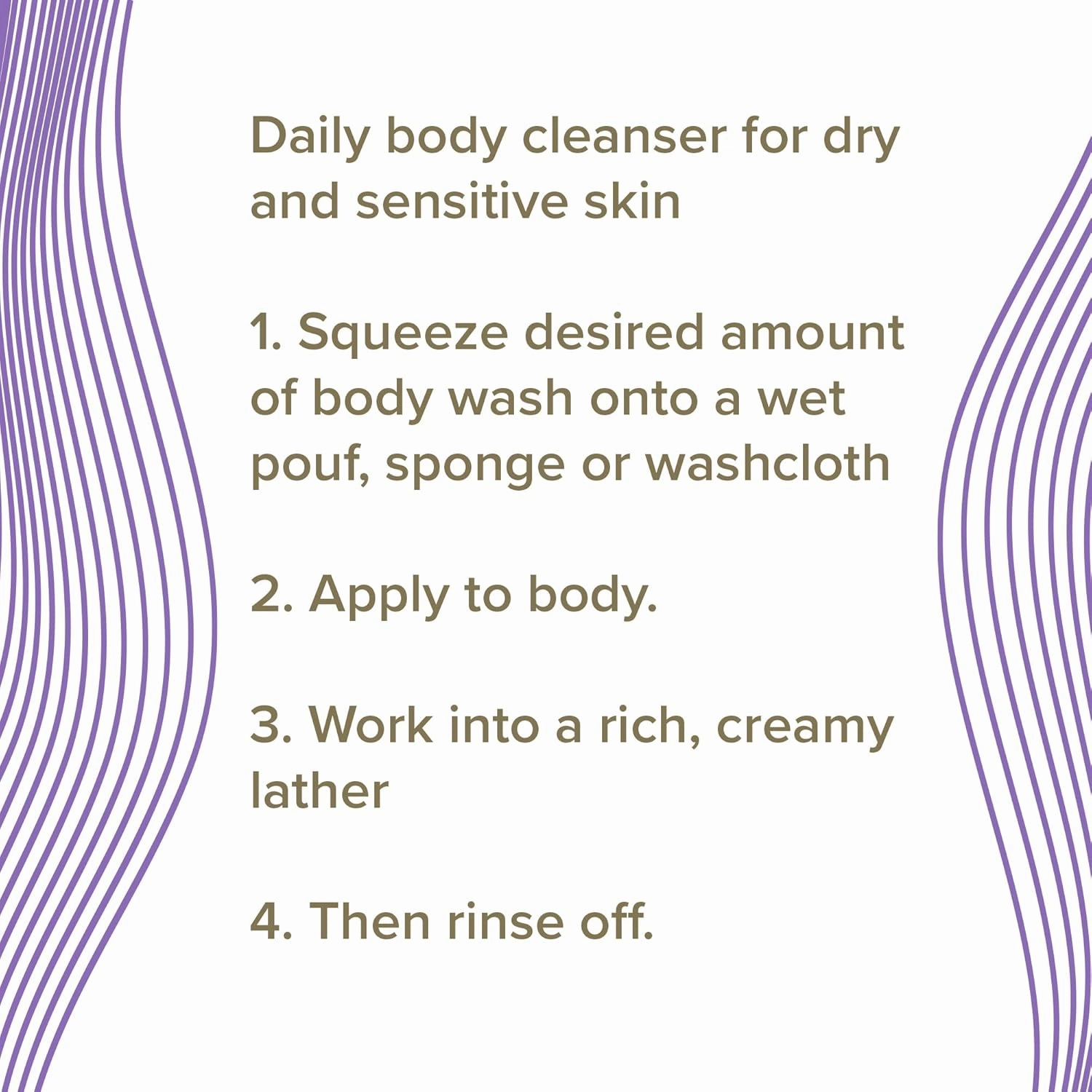 True Real Relaxing Lavender Body Wash, 22 oz, 4 Pack