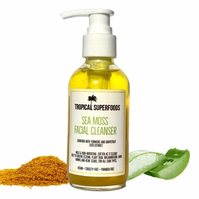 Turmeric Face wash with Sea Moss - Rich in Collagen with Aloe and Grapefruit Seed Extract For All Skin Types