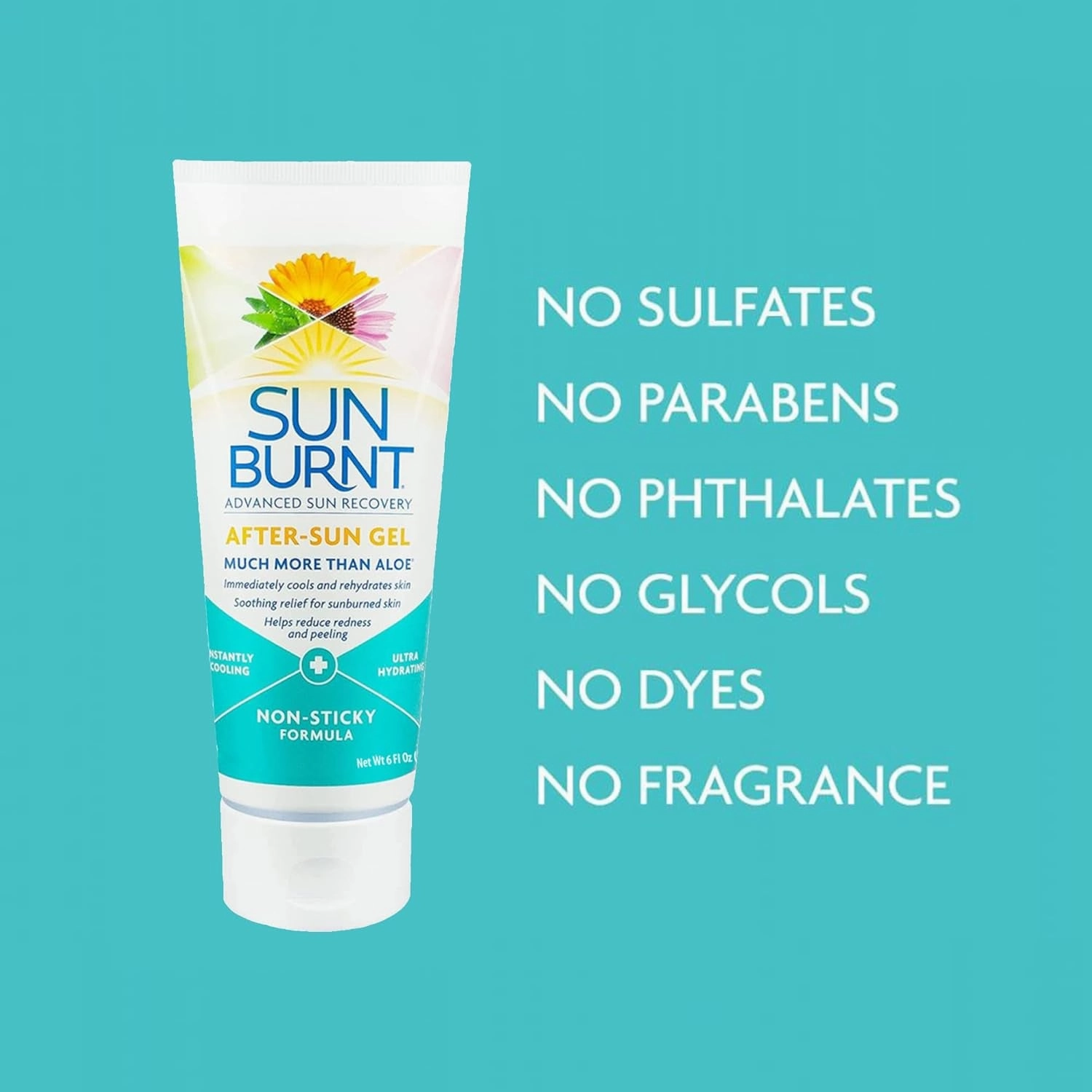 Ultra Hydrating Aloe Vera Gel by  6 Ounce,Clear,Sunb21006