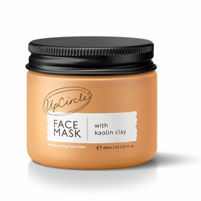 UpCircle Hydrating Kaolin Clay Face Mask with Olive Powder 60ml - Detoxifying Mask To Clear Spots, Blackheads   Prevent Breakouts - Turmeric Oil, Aloe Vera, Cocoa Butter – Natural   Vegan