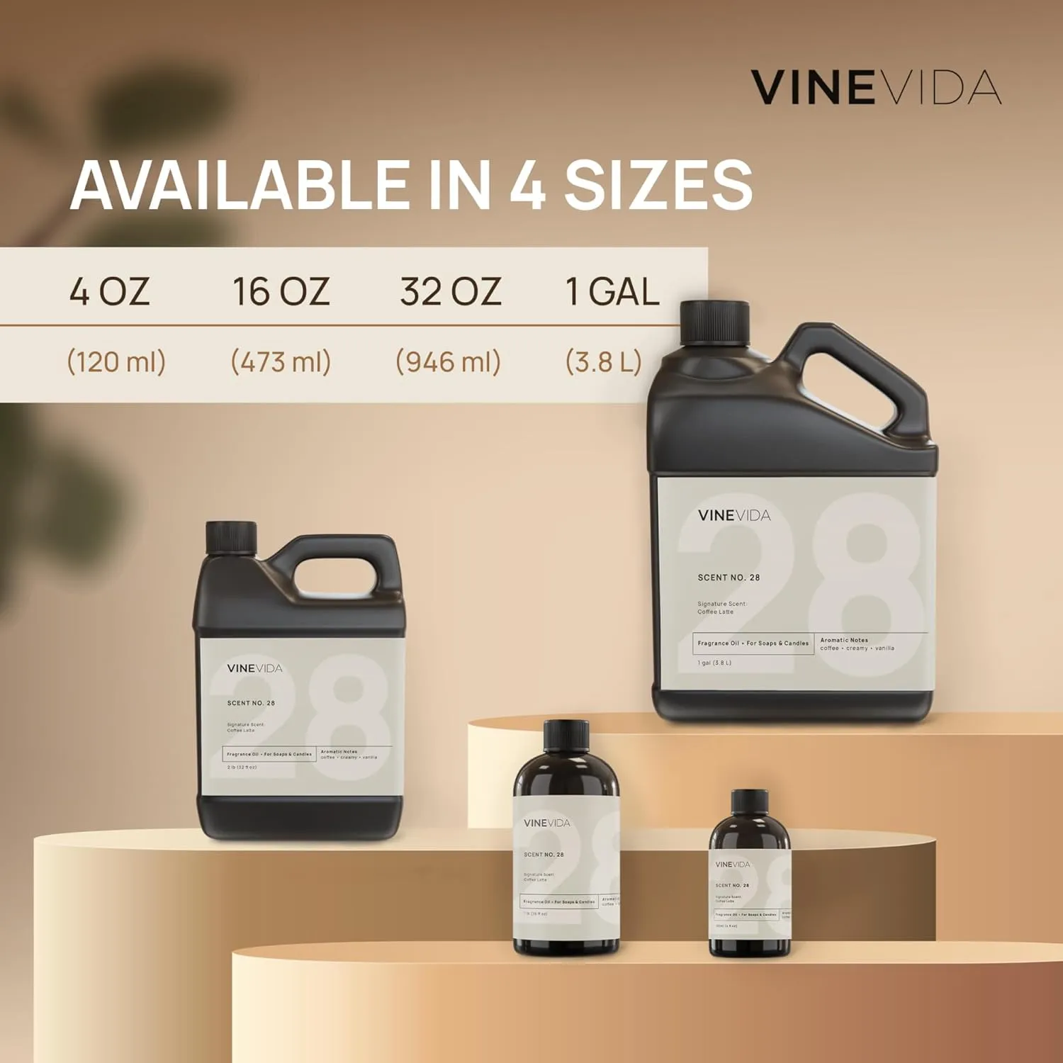 VINEVIDA [4 Fl Oz] Lavender Fragrance Oil for Cold Air Diffusers, Essential Oils for Diffuser Oil Refill & Air Freshener Room Spray