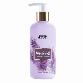 Wanderlust French Lavender Body Lotion for Women & Men, 300 ml| Smooth, Non-Greasy Formula| Up to 8 Hours Intense Moisturization|For Smooth & Moisturized Skin| Suitable for All Skin Types
