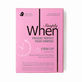 When Simply Ultra-Soft Cotton Linter Facial Sheet Mask (Firming 5 Pack)