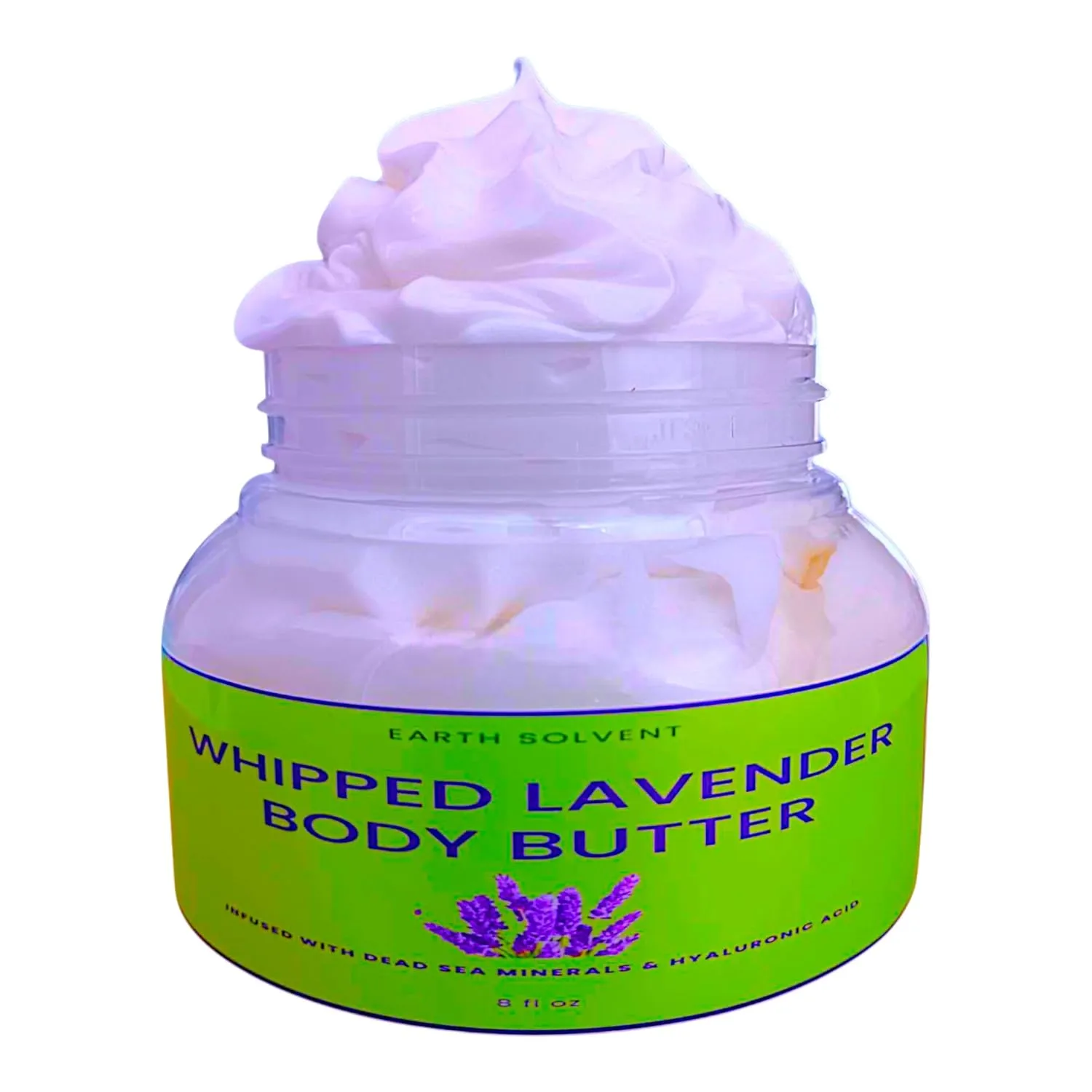 Whipped Lavender Body Butter Infused with Dead Sea Minerals & Hyaluronic Acid | Whipped Shea Butter   Mango Butter Super Hydrating Repairing & Moisturizing