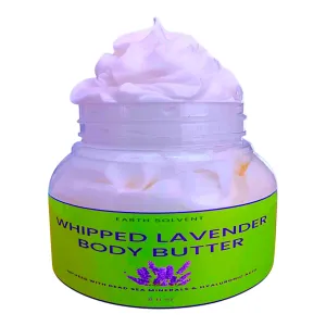 Whipped Lavender Body Butter Infused with Dead Sea Minerals & Hyaluronic Acid | Whipped Shea Butter   Mango Butter Super Hydrating Repairing & Moisturizing