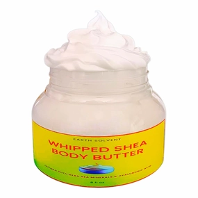 Whipped Unscented Body Butter Infused with Dead Sea Minerals & Hyaluronic Acid | Whipped Shea Butter   Mango Butter Super Hydrating Repairing & Moisturizing (8 oz, Unscented)