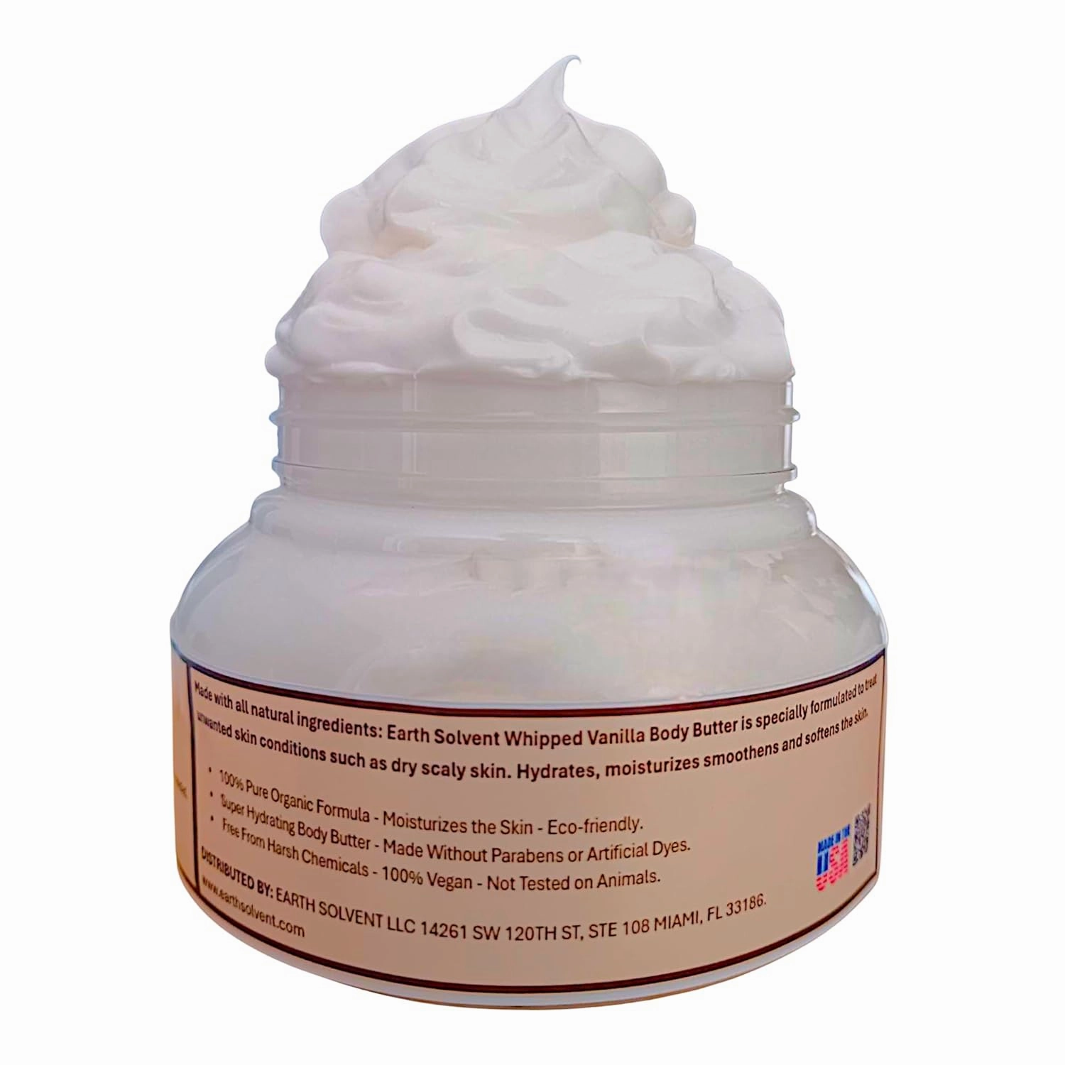 Whipped Vanilla Body Butter Infused with Dead Sea Minerals & Hyaluronic Acid | Whipped Shea Butter   Mango Butter Super Hydrating Repairing & Moisturizing (8oz, Vanilla)