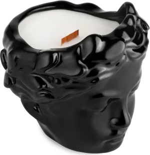 Wood Wick Candles That Crackle - Anthropologie Candles - Crackle Candle - Darck Academia Decor, Black Candle Lavender Scent