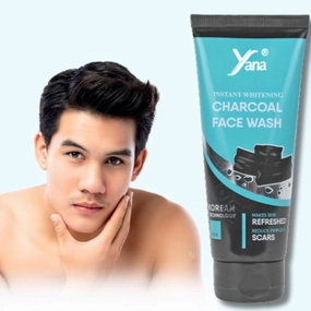 Yana Charcoal Acne Face Wash & Cleanser for Teens Boys By Korean Technoloy