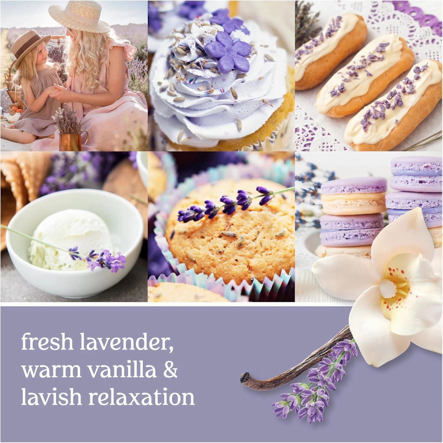 Yankee Candle Car Air Fresheners, Hanging Car Jar Ultimate, Neutralizes Odors Up To 30 Days, Lavender Vanilla, 0.96 OZ (Pack of 4)