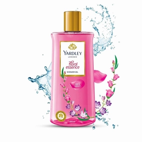 Yardleey London| Shower Gel| Floral Essence| With Natural Floral Oils Of Iris & Violet| No Parabens| No Silicones | 250ml