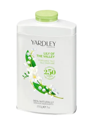 Yardley London Lily of the Valley Perfumed Talc 200g