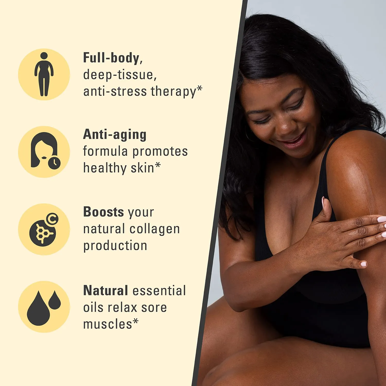 Ylang Ylang   Ginger Lymphatic Drainage Massage Oil – with Collagen & Stem Cells for Circulation, Detox & Cellulite Removal – Body Oil for Muscle Relief, Skin Firming & Relaxation – 8oz by M3 Naturals