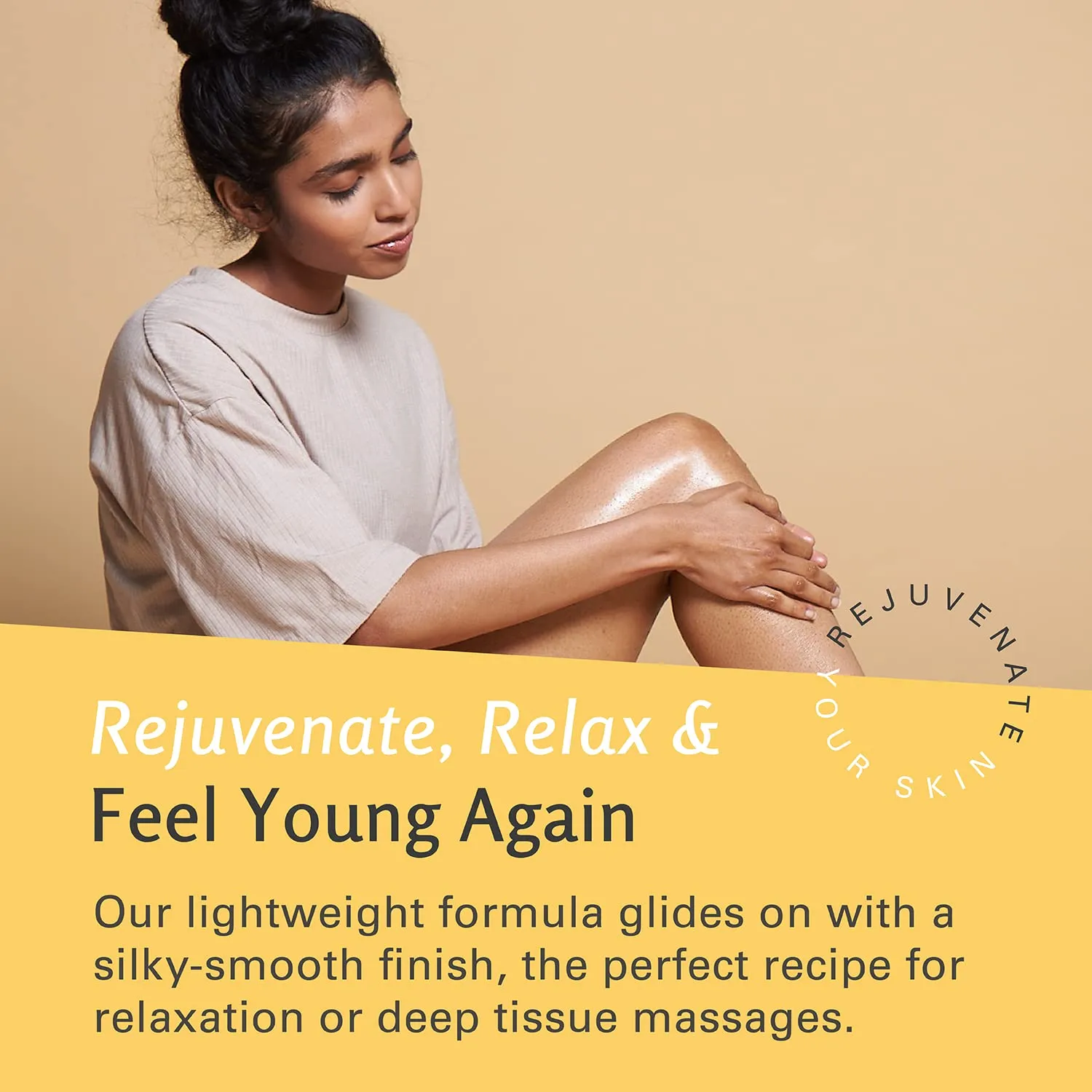 Ylang Ylang   Ginger Lymphatic Drainage Massage Oil – with Collagen & Stem Cells for Circulation, Detox & Cellulite Removal – Body Oil for Muscle Relief, Skin Firming & Relaxation – 8oz by M3 Naturals