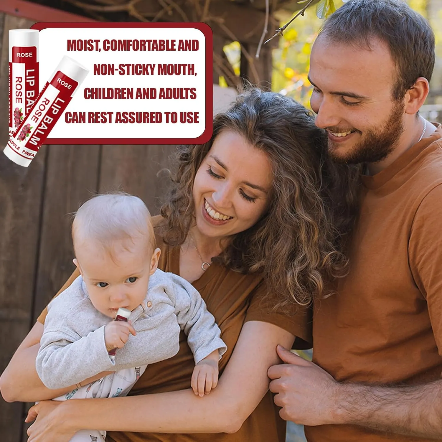 Yopela 56 Pack Natural Lip Balm in Bulk with Vitamin E and Coconut Oil - Moisturizing, Soothing, and Repairing Dry and Chapped Lips - 14 Flavors - Non-GMO Valentine's Gift