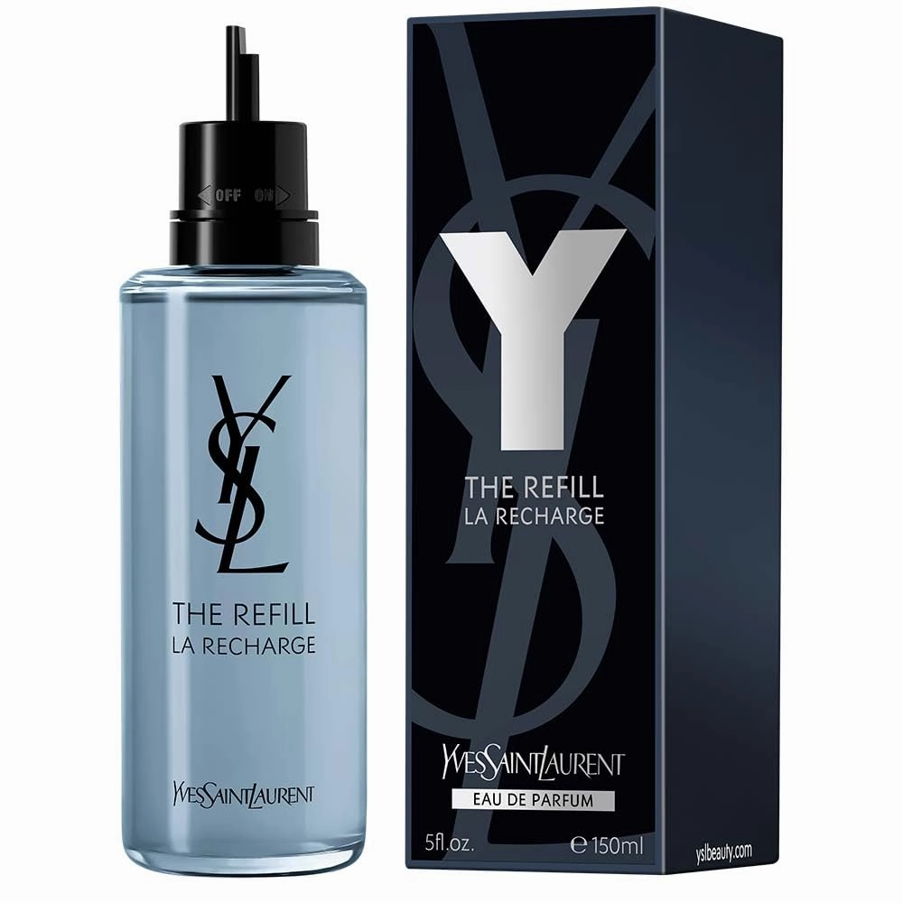 YVES SAINT LAURENT Y Eau de Parfum Refill for Men, 5.0 Ounce