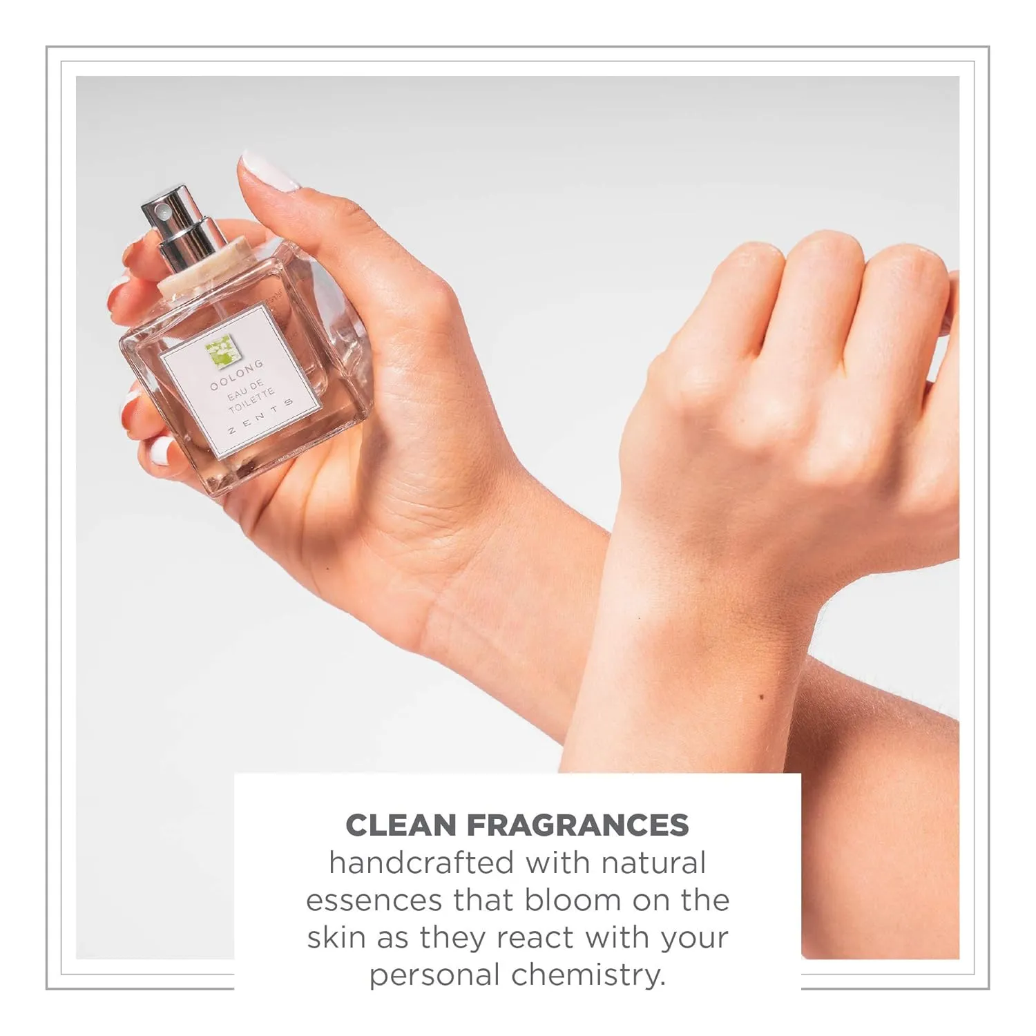 Zents Eau de Parfum (Oolong) for Women & Men | Long-Lasting Clean Fragrance with Lime, Lavender & Oolong Tea | Fresh & Herbal Scent | 1.69 oz