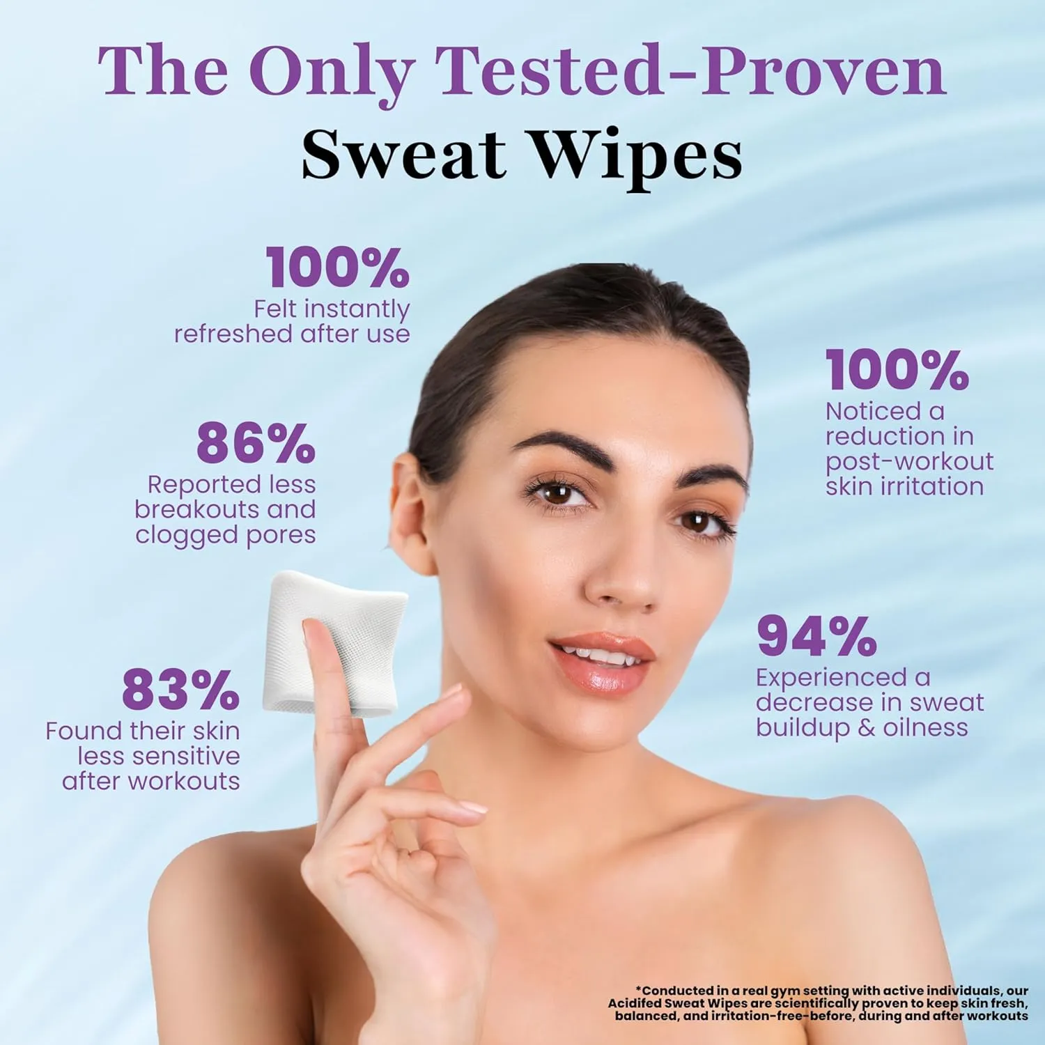 Zero Trace Travel Deodorant Wipes - 60 Count- 24 Hour Odor Control - Aluminum Free Hypoallergenic Mini Deodorant For Women and Men - Individually Wrapped Underarm & Body Wipes- Nature Bliss Trio