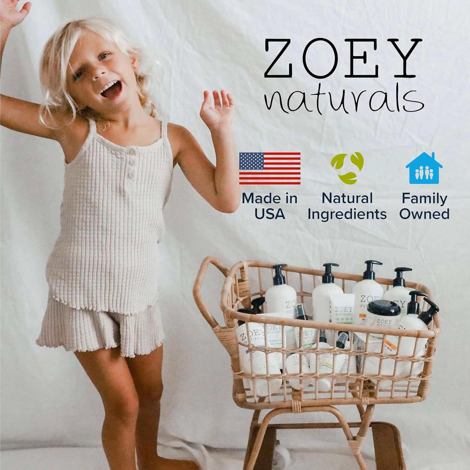 Zoey Naturals - Soothing Lavender Bubble Bath for Kids & Babies, Tear-Free Moisturizing Toddler Soap with Aloe & Avocado Oil for Calm Experience - Made in USA, 17 oz